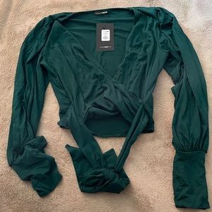 Long Sleeve Top, Wrap Around